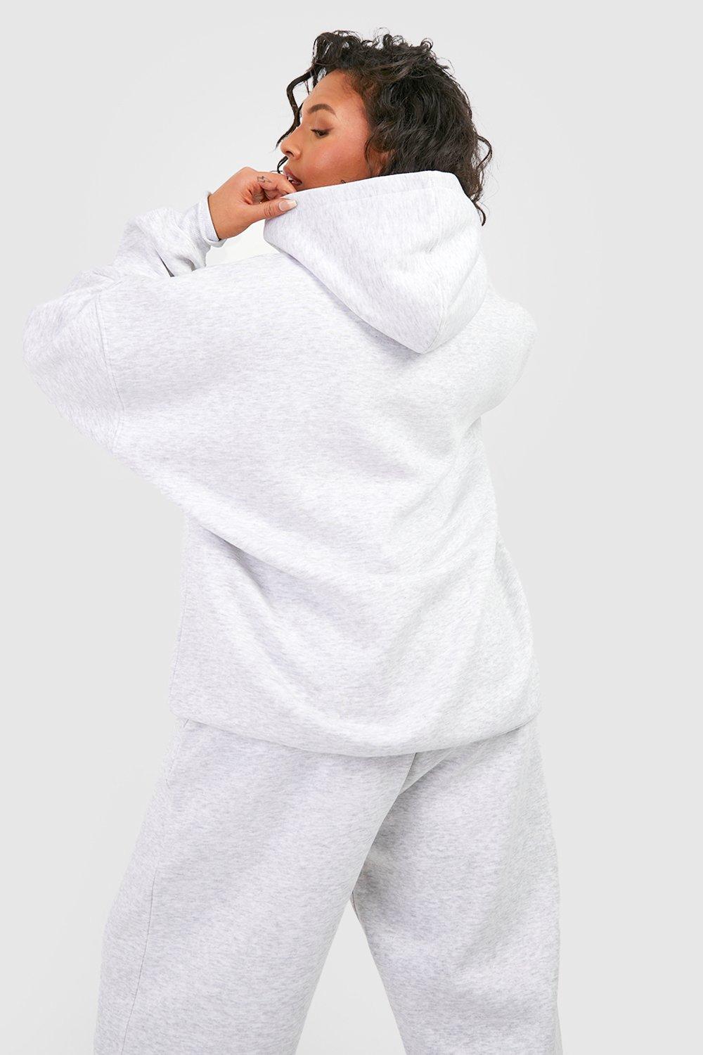 Plus Dsgn Studio 3D Embroidered Oversized Hoodie